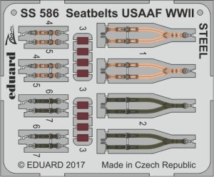 EDUARD SS586 - 1:72 Seatbelts USAAF WWII - Steel