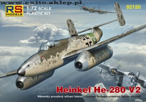 Przejdź do produktu RS MODELS 92150 - 1:72 Heinkel He-280 with Jumo 004 engine