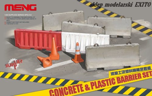 Przejdź do produktu MENG MODEL SPS012 - 1:35 Concrete & Plastic Barrier Set