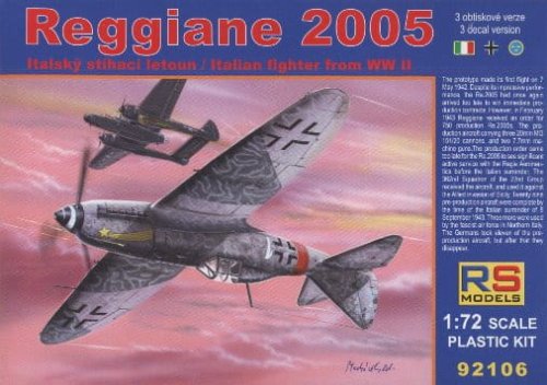 Przejdź do produktu RS MODELS 92106 - 1:72 Reggiane 2005