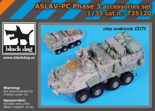 Przejdź do produktu BLACK DOG T35120 - 1:35 ASLAV-PC Phase 3 accessories set