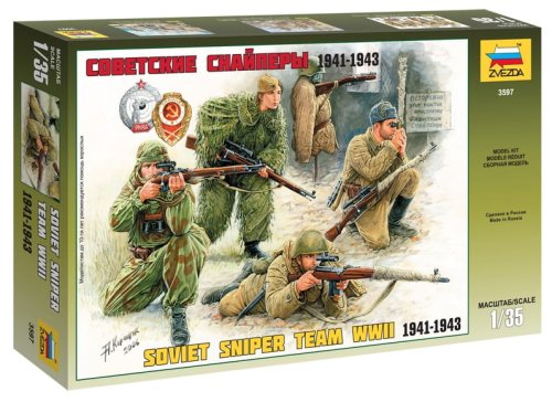 Przejdź do produktu ZVEZDA 3597 - 1:35 Soviet Sniper Team