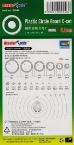 TRUMPETER 09948 - Plastikowe szablony kół i okręgów, zestaw C