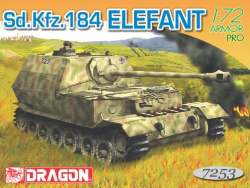 Przejdź do produktu DRAGON 7253 - 1:72 Sd.Kfz.184 Elefant