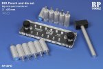 RP TOOLZ RPBPD - Zestaw dużych wybijaków okrągłych 2,0-4,5 mm