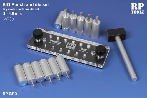 Przejdź do produktu RP TOOLZ RPBPD - Zestaw dużych wybijaków okrągłych 2,0-4,5 mm