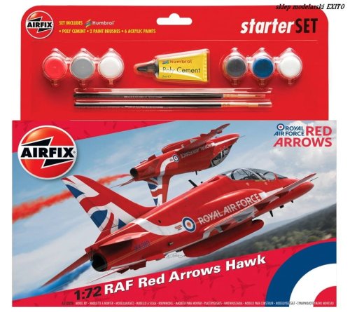 Przejdź do produktu AIRFIX 55202B - 1:72 Red Arrows Hawk 2015 - Starter Set
