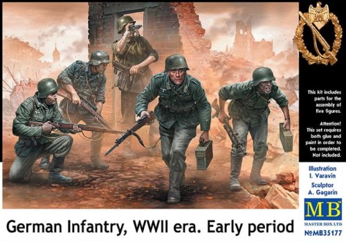 Przejdź do produktu MASTER BOX 35177 - 1:35 German Infantry WWII early period