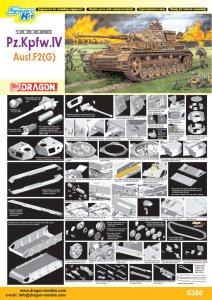 DRAGON 6360 - 1:35 Pz.Kpfw.IV Ausf.F2(G)