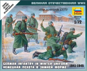 ZVEZDA 6198 - 1:72 German Infantry in winter uniform 1941-45