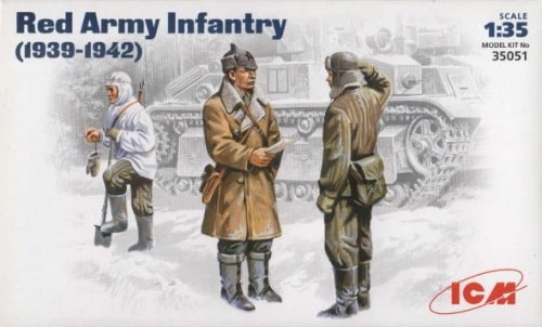 Przejdź do produktu ICM 35051 - 1:35 Red Army Infantry 1939-42