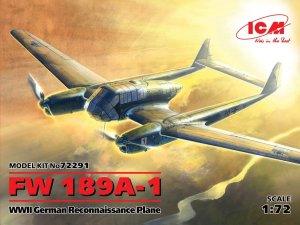 ICM 72291 - 1:72 Focke Wulf FW 189A-1 German Reconnaissance Plane