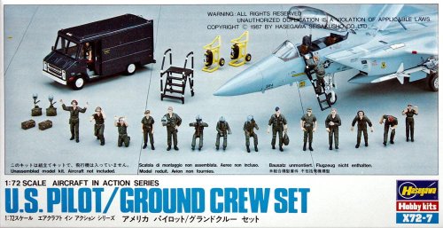 Przejdź do produktu HASEGAWA X7207 - 1:72 U.S Pilot / Ground Crew Set