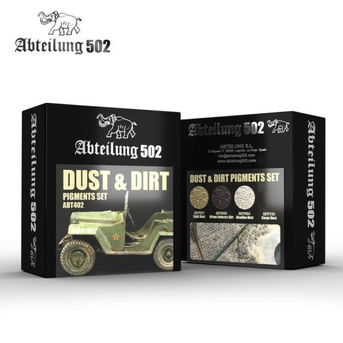 Przejdź do produktu ABTEILUNG 502 ABT402 - Dust & Dirt Pigments Set 4 x 20 ml