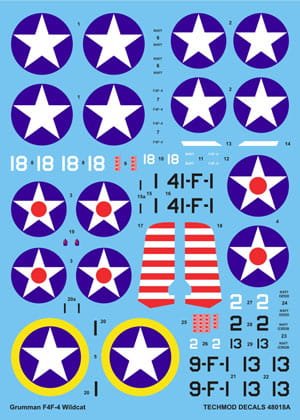 Przejdź do produktu TECHMOD 48018 - 1:48 F4F-4 Wildcat