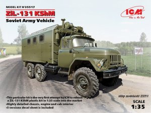ICM 35517 - 1:35 ZiL-131 KShM Soviet Army Vehicle
