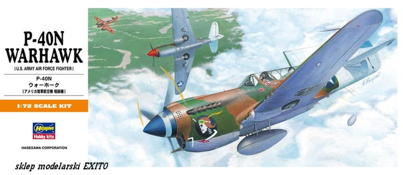 Przejdź do produktu HASEGAWA A09 - 1:72 P-40N Warhawk