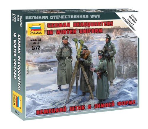 Przejdź do produktu ZVEZDA 6232 - 1:72 German Headquarters in Winter Uniform