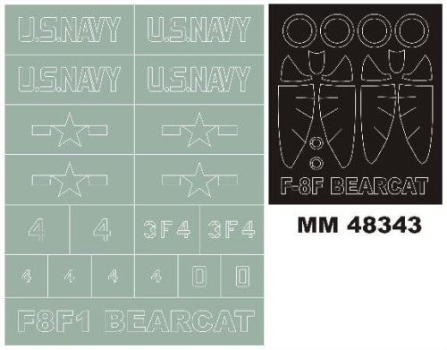 Przejdź do produktu MONTEX MM48343 - 1:48 F8F Bearcat
