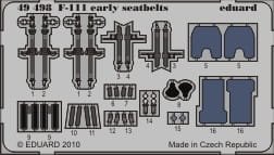 Przejdź do produktu EDUARD 49498 - 1:48 F-111 early seatbelts