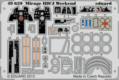 Przejdź do produktu EDUARD 49659 - 1:48 Mirage IIICJ  Weekend