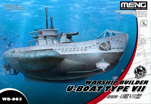 Przejdź do produktu MENG MODEL WB003 - Warship Builder U-Boat Type VII -Toon