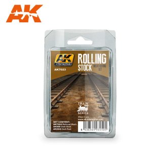 AK INTERACTIVE 7023 - Rolling Stock Weathering Set - Train Series