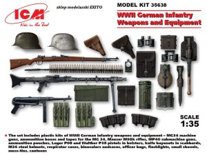 ICM 35638 - 1:35 WWII German Infantry Weapons & Equipment