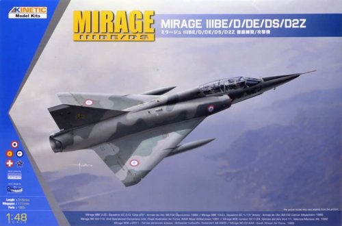 Przejdź do produktu KINETIC 48054 - 1:48 Mirage III BE/D/DE/DS/D2Z