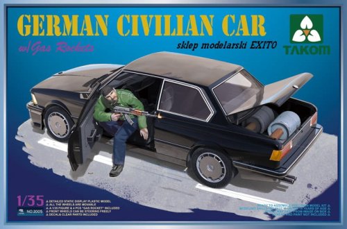 Przejdź do produktu TAKOM 2005 - 1:35 German Civilian Car with Gas Rockets w/ figure