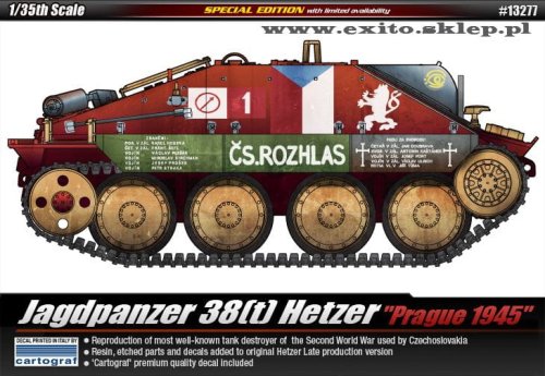 Przejdź do produktu ACADEMY 13277 - 1:35 Jagdpanzer 38(t) Hetzer - Prague 1945