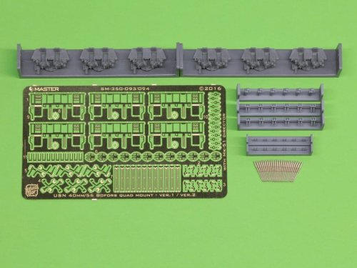 Przejdź do produktu MASTER SM-350-093 - 1:350 Amerykańskie poczwórne działko Bofors 40 mm/56 wersja 1