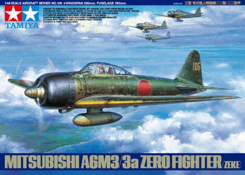 Przejdź do produktu TAMIYA 61108 - 1:48 Mitsubishi A6M3/3A Zero