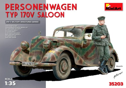 Przejdź do produktu MINIART 35203 - 1:35 Personenwagen Typ 170V Saloon