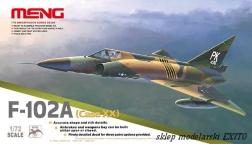 Przejdź do produktu MENG MODEL DS005 - 1:72 F-102A Delta Dagger (Case XX)