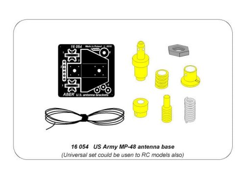 Przejdź do produktu ABER 16054 - 1:16 US Army MP-48 antenna base