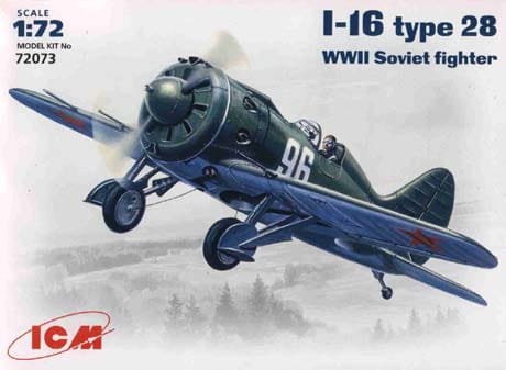 Przejdź do produktu ICM 72073 - 1:72 I-16 type 28, WWII Soviet Fighter