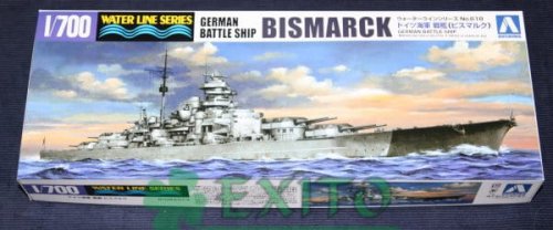 Przejdź do produktu AOSHIMA 42595 - 1:700 Bismarck