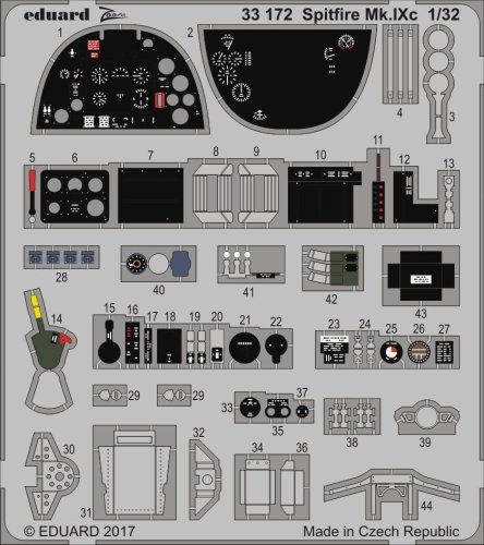Przejdź do produktu EDUARD 33172 - 1:32 Spitfire Mk.IXc