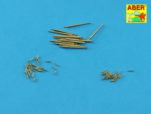 Przejdź do produktu ABER 1:350L-72  - 1:350 Barrels set for Royal Navy Aircraft Carrier: H.M.S. Ark Royal 16 x 4,5in (114mm) QF Mk I; 32 x QF 2-pdr (40mm) Mark VIII Pom-Pom; 32 x 0,5in (12,7mm) Vickers Mk III
