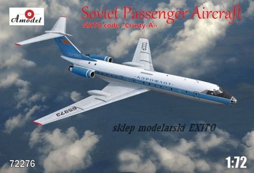 Przejdź do produktu AMODEL 72276 - 1:72  Tupolev Tu-134 Aeroflot - Soviet Passenger Aircraft