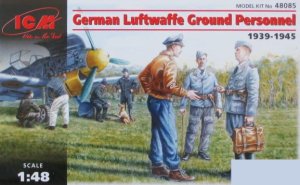 ICM 48085 - 1:48 German Luftwaffe Ground Personnel (1939-1945)