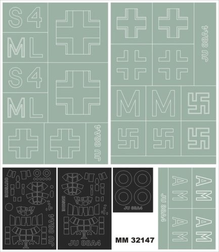 Przejdź do produktu MONTEX MM32147 - 1:32 Junkers Ju 88A-4