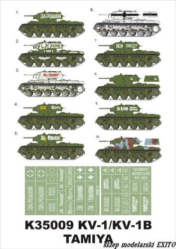Przejdź do produktu MONTEX K35009 - 1:35 KV , KV-1B