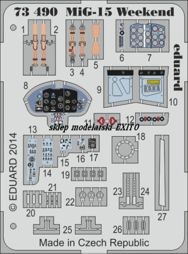 Przejdź do produktu EDUARD 73490 - 1:72 MiG-15 Weekend