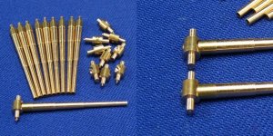 RB MODEL 350L01 - 1:350 Lufy 305 mm L/50 (10 szt.) do Konig , Groser Kurfurst , Markgraf , Kronprinz Wilhlem