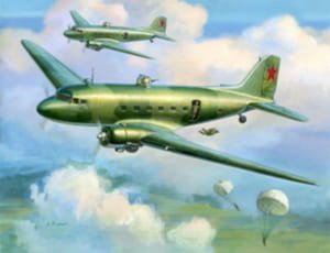 ZVEZDA 6140 - 1:200 Soviet Transport Plane Li-2 1942-1945