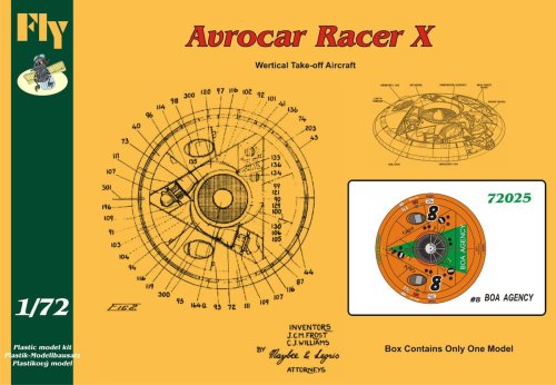 Przejdź do produktu FLY 72025 - 1:72 Avrocar Racer X Boa Agency