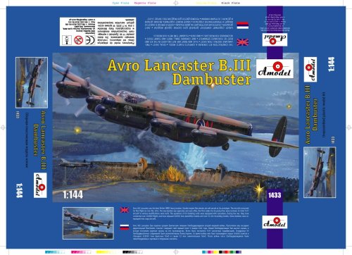 Przejdź do produktu AMODEL 1433 - 1:144 Avro Lancaster B.III Dambuster
