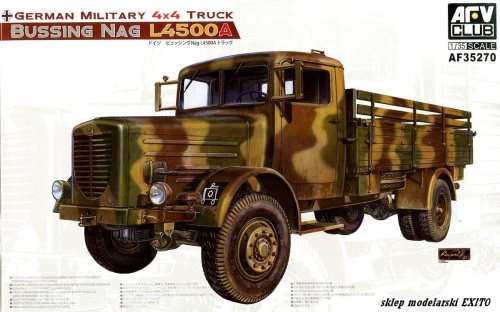 Przejdź do produktu AFV CLUB 35270 - 1:35 Bussing NAG L4500A German Military Truck